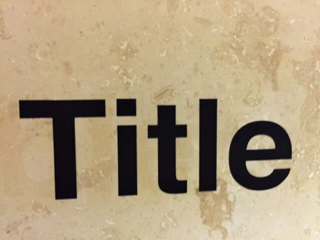 10 Common Title Problems